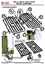 Preview for 11 page of ABSCO SHEDS J30082SK Assembly Instructions Manual