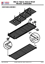 Preview for 14 page of ABSCO SHEDS J30082SK Assembly Instructions Manual