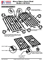 Предварительный просмотр 11 страницы ABSCO SHEDS J30152S Assembly Instructions Manual