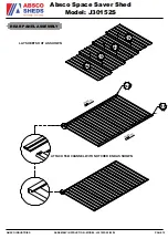 Предварительный просмотр 12 страницы ABSCO SHEDS J30152S Assembly Instructions Manual