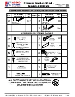 Preview for 4 page of ABSCO SHEDS J30302G Assembly Instructions Manual