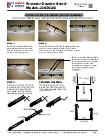 Preview for 6 page of ABSCO SHEDS J30302G Assembly Instructions Manual