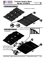 Preview for 13 page of ABSCO SHEDS J30302G Assembly Instructions Manual