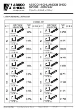 Предварительный просмотр 4 страницы ABSCO SHEDS MB60303HK Manual