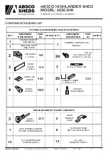 Предварительный просмотр 6 страницы ABSCO SHEDS MB60303HK Manual