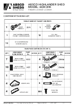 Предварительный просмотр 7 страницы ABSCO SHEDS MB60303HK Manual