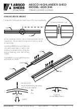Предварительный просмотр 13 страницы ABSCO SHEDS MB60303HK Manual