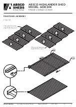 Предварительный просмотр 16 страницы ABSCO SHEDS MB60303HK Manual