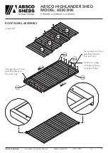 Предварительный просмотр 17 страницы ABSCO SHEDS MB60303HK Manual