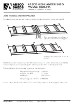 Предварительный просмотр 18 страницы ABSCO SHEDS MB60303HK Manual