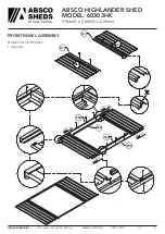 Предварительный просмотр 21 страницы ABSCO SHEDS MB60303HK Manual