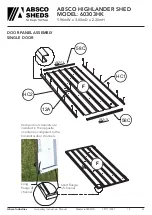 Предварительный просмотр 23 страницы ABSCO SHEDS MB60303HK Manual