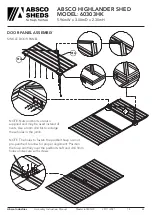 Предварительный просмотр 25 страницы ABSCO SHEDS MB60303HK Manual