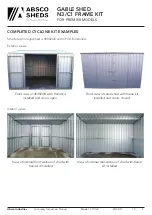 Preview for 5 page of ABSCO SHEDS N3/C1 FRAME KIT Instruction Manual