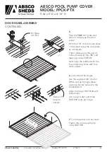 Preview for 14 page of ABSCO SHEDS PPCK-PTX Manual