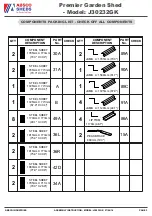 Preview for 3 page of ABSCO SHEDS Premier J30232GK Assembly Instructions Manual