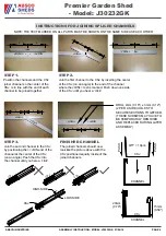 Preview for 6 page of ABSCO SHEDS Premier J30232GK Assembly Instructions Manual