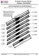 Preview for 7 page of ABSCO SHEDS Premier J30232GK Assembly Instructions Manual