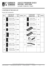 Preview for 3 page of ABSCO SHEDS PREMIER SHED Manual