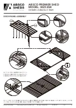 Preview for 18 page of ABSCO SHEDS PREMIER SHED Manual