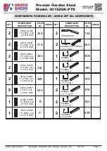 Preview for 3 page of ABSCO SHEDS Premier Assembly Instructions Manual