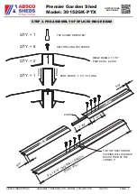 Preview for 9 page of ABSCO SHEDS Premier Assembly Instructions Manual