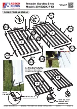 Предварительный просмотр 16 страницы ABSCO SHEDS Premier Assembly Instructions Manual