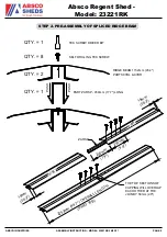 Preview for 9 page of ABSCO SHEDS REGENT 23221RK Assembly Instructions Manual