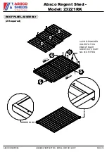 Preview for 15 page of ABSCO SHEDS REGENT 23221RK Assembly Instructions Manual