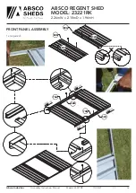 Preview for 16 page of ABSCO SHEDS REGENT 23221RK Manual