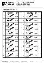 Preview for 4 page of ABSCO SHEDS REGENT 30292RK Assembly Instructions Manual