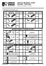 Preview for 5 page of ABSCO SHEDS REGENT 30292RK Assembly Instructions Manual