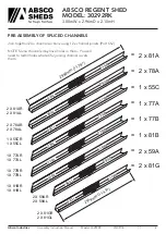 Предварительный просмотр 8 страницы ABSCO SHEDS REGENT 30292RK Assembly Instructions Manual