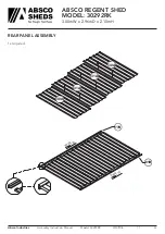 Предварительный просмотр 13 страницы ABSCO SHEDS REGENT 30292RK Assembly Instructions Manual