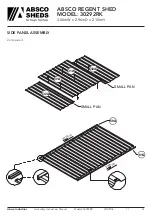 Предварительный просмотр 15 страницы ABSCO SHEDS REGENT 30292RK Assembly Instructions Manual