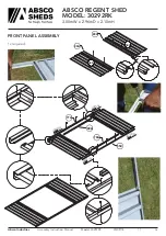 Preview for 16 page of ABSCO SHEDS REGENT 30292RK Assembly Instructions Manual