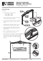 Preview for 11 page of ABSCO SHEDS RG37601N2 Manual