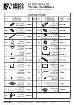 Preview for 4 page of ABSCO SHEDS RG60602N2 Manual