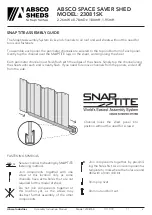 Preview for 6 page of ABSCO SHEDS Space Saver 23081SK Manual