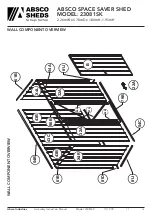 Preview for 10 page of ABSCO SHEDS Space Saver 23081SK Manual