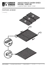 Preview for 11 page of ABSCO SHEDS Space Saver 23081SK Manual