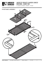 Предварительный просмотр 13 страницы ABSCO SHEDS Space Saver 23081SK Manual