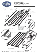 Предварительный просмотр 8 страницы ABSCO SHEDS The ORGANIC GARDEN AOGC15151HC Manual