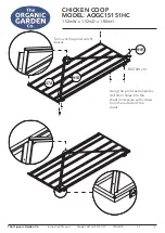 Предварительный просмотр 9 страницы ABSCO SHEDS The ORGANIC GARDEN AOGC15151HC Manual