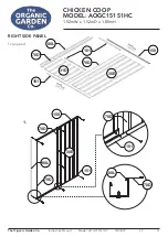 Предварительный просмотр 13 страницы ABSCO SHEDS The ORGANIC GARDEN AOGC15151HC Manual