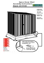 Preview for 1 page of Absco 23151SK Assembly Instructions Manual