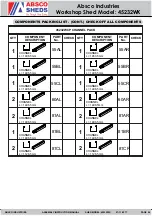 Preview for 6 page of Absco 45232WK Assembly & Instruction Manual