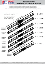 Preview for 9 page of Absco 45232WK Assembly & Instruction Manual