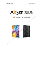 Absen AW Series User Manual preview