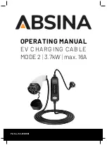 Preview for 1 page of ABSINA 52-230-1001 Operating Manual